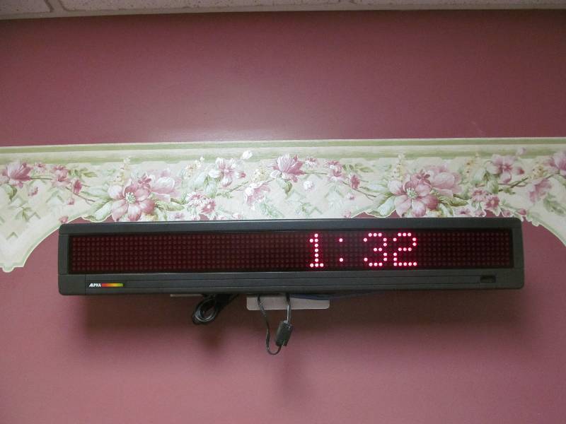 lot 288 image: Dining room-Digital light bar- Alfa- Display unit only