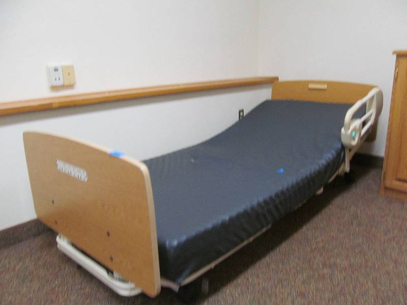 lot 310 image: Rm 23-Electric Bed w mattress- Sunrise Medical Joerns Model