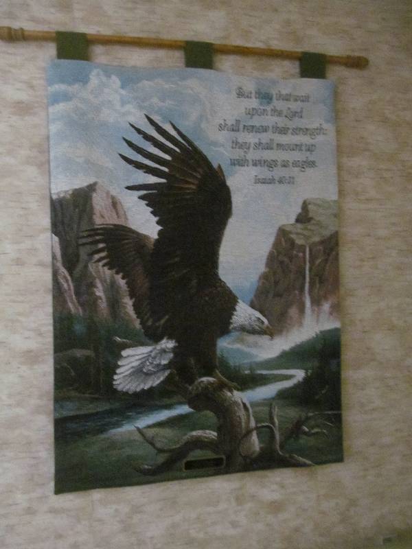 lot 396 image: (Wall) eagle wall hanging