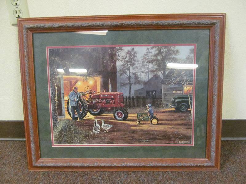 lot 444 image: Cleaning room-Farmall TractorJohn Deere Picture