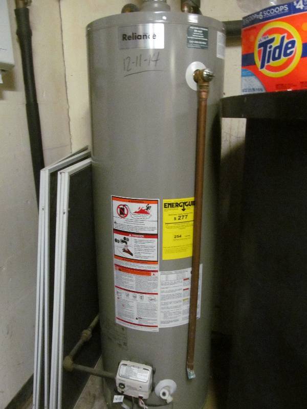 lot 464 image: Cleaning room-Water Heater Relaine Natural Gas 40 gallon