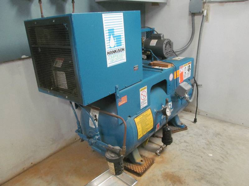 lot 538 image: Basement #2-Hankinson compressed air dryer, Quincy climate control