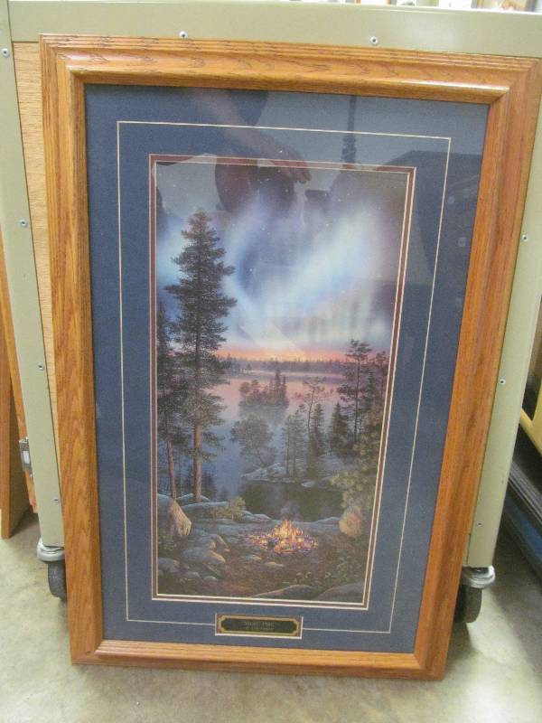 lot 606 image: Night Fire Print