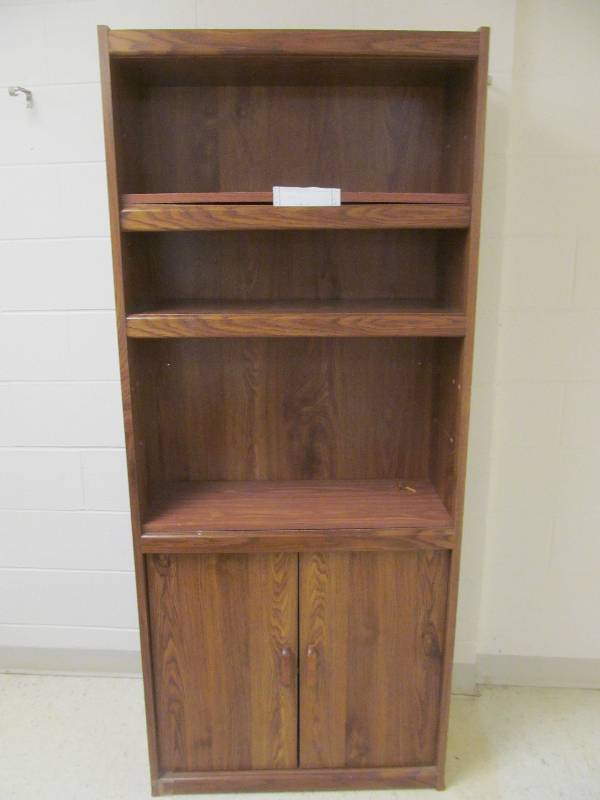 lot 644 image: Cabinet with adjustable shelves (30x12x72)