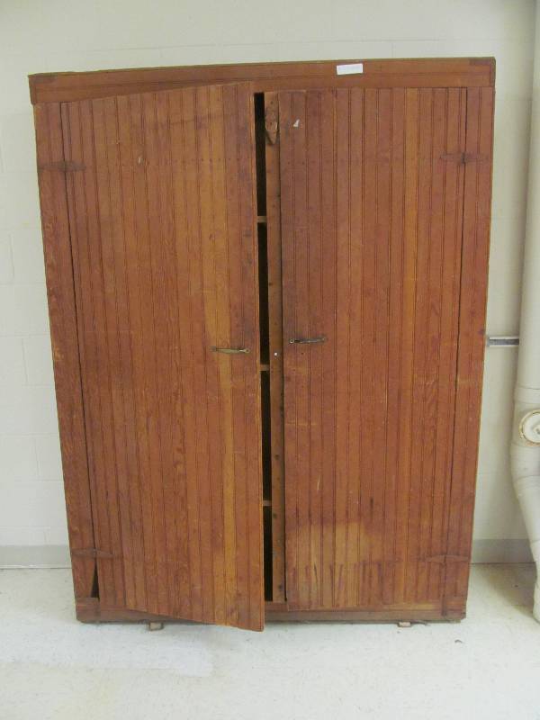 lot 645 image: Vintage Cabinet with cubby holes