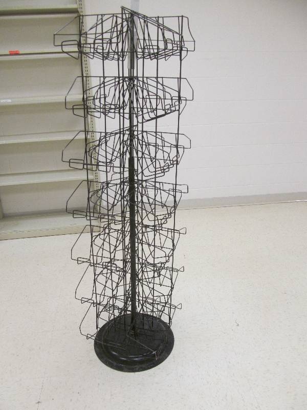 lot 661 image: Black Small parts display rack