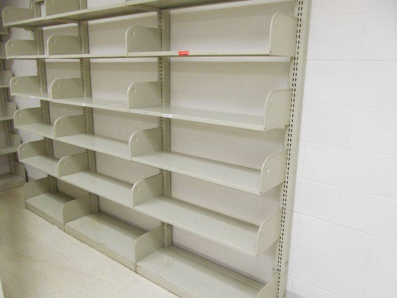 lot 668 image: Metal Book Case (102x78x14)