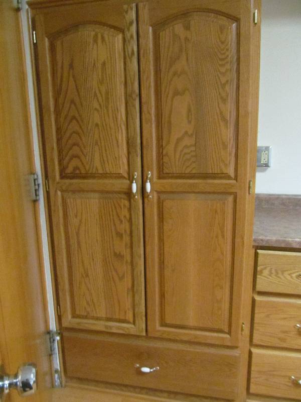 lot 697 image: Rm 10- Wardrobe cabinet-Solid Wood