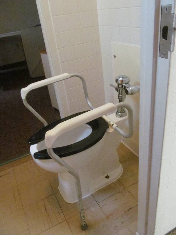 lot 747 image: Rm 4-Bathroom Toilet handrails & paper dispenser