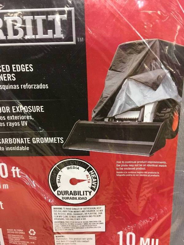 Everbilt 10 ft. x 20 ft. Heavy-Duty Canopy Tarp not used