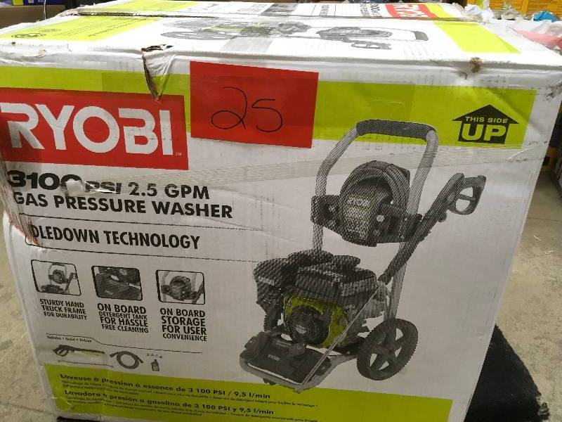 Ryobi 3,100-PSI 2.5-GPM 212cc Gas Pressure Washer with Idle Down in good conditions