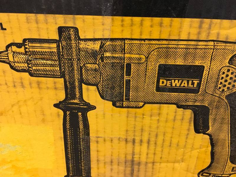 Dewalt 7.8 Amp 12 in. Variable Speed Reversing Drill in working conditions