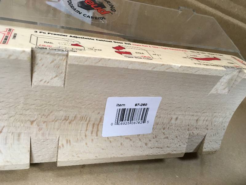 Diablo Door Router Bit Set (3-Piece) in good conditions