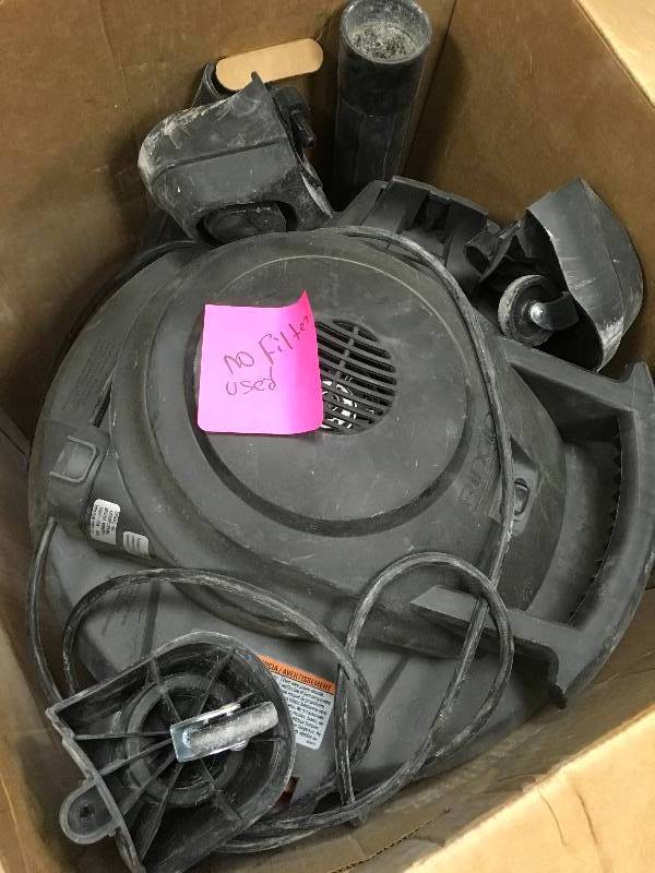 Ridgid 12 Gal. 5.0-Peak HP Wet Dry Vac in working conditions