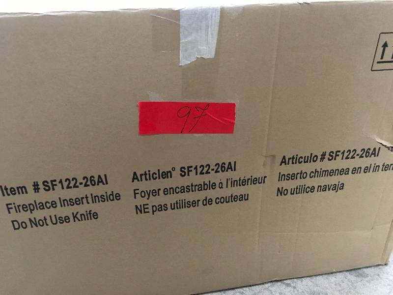 Home Decorators SF122-26AI Electric Fireplace Insert