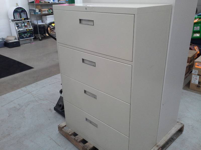 Pair of Mismatched Lateral File Cabinets