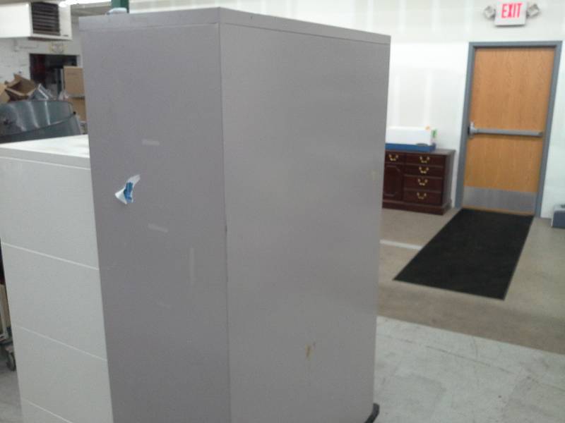 Pair of Mismatched Lateral File Cabinets
