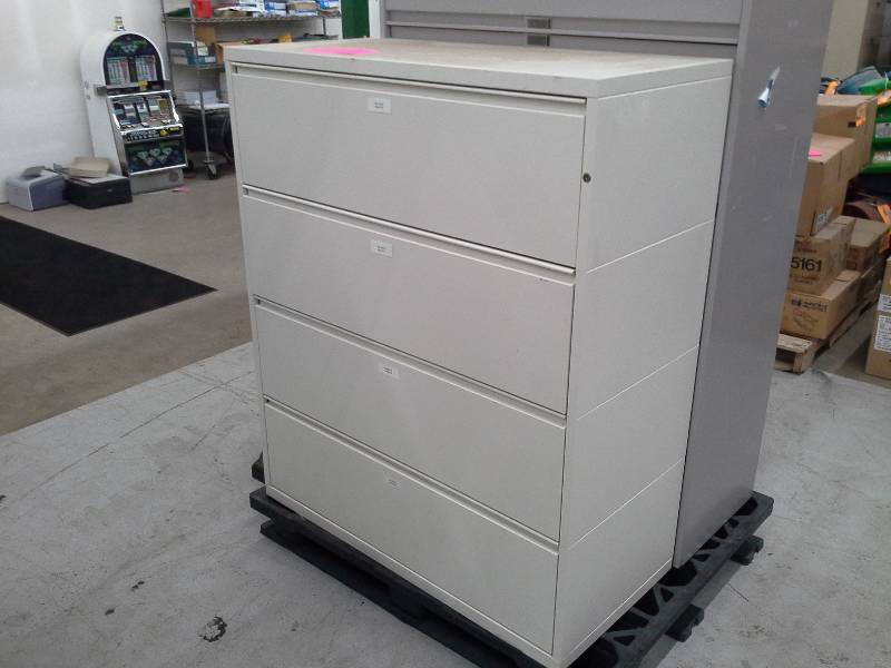 Pair of Mismatched Lateral File Cabinets
