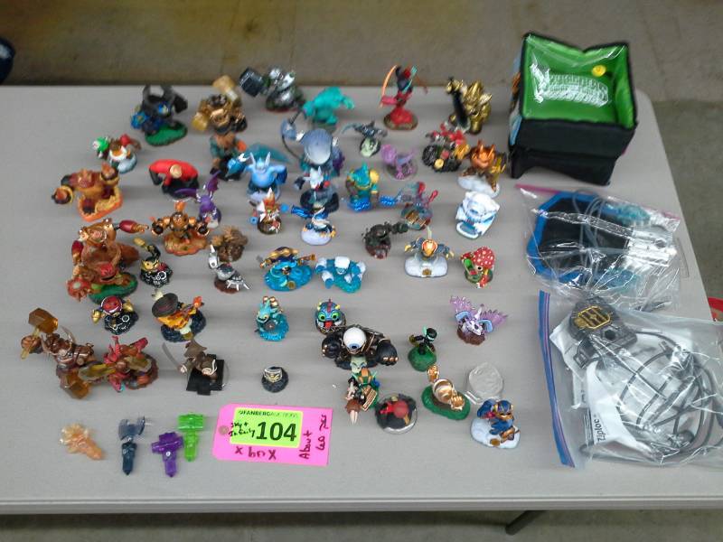 Skylander and Infinity Xbox Game Pieces (About 60)