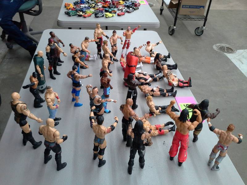 Assorted Wrestling Action Figures