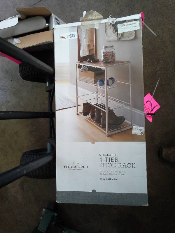 4-Tier Shoe Rack
