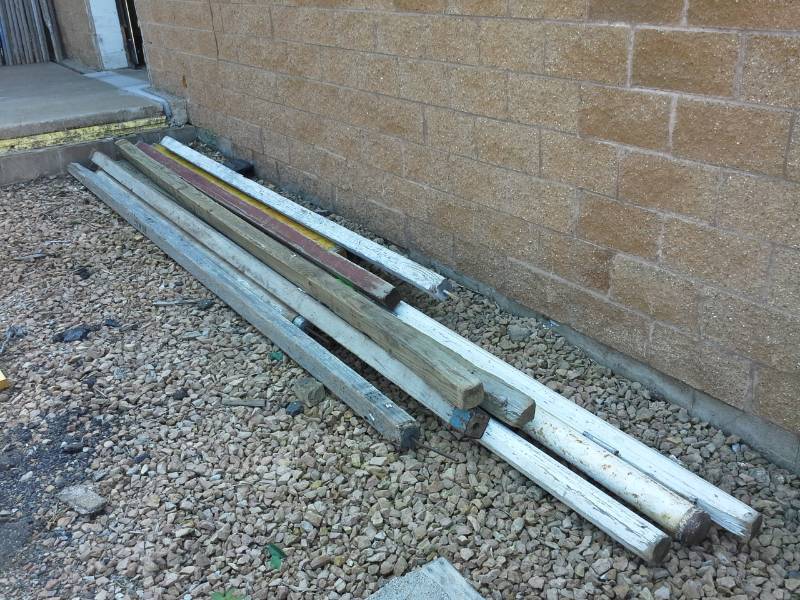 Wooden Tent Poles
