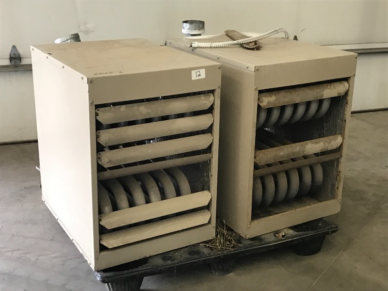 (2) Commercial Overhead Gas Unit He...