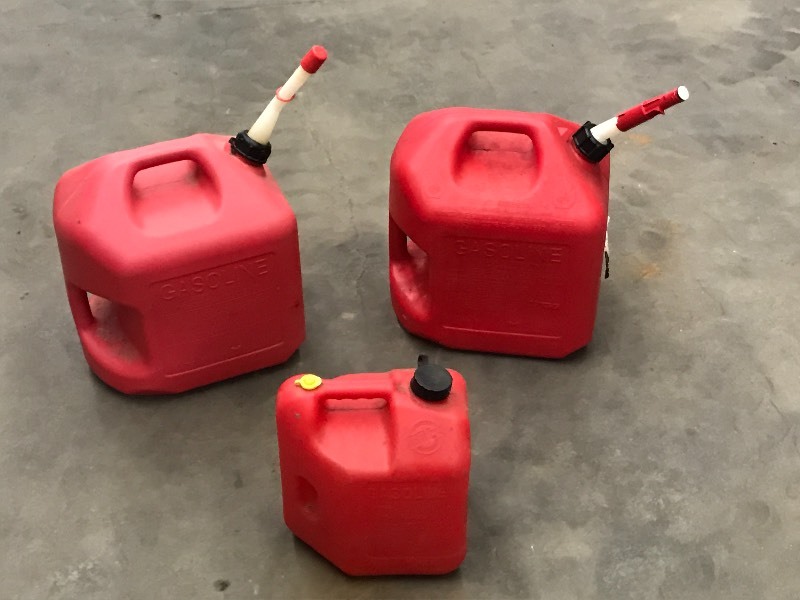 Lot Of (2) 5-Gallon & (1) 2-Gallon ...