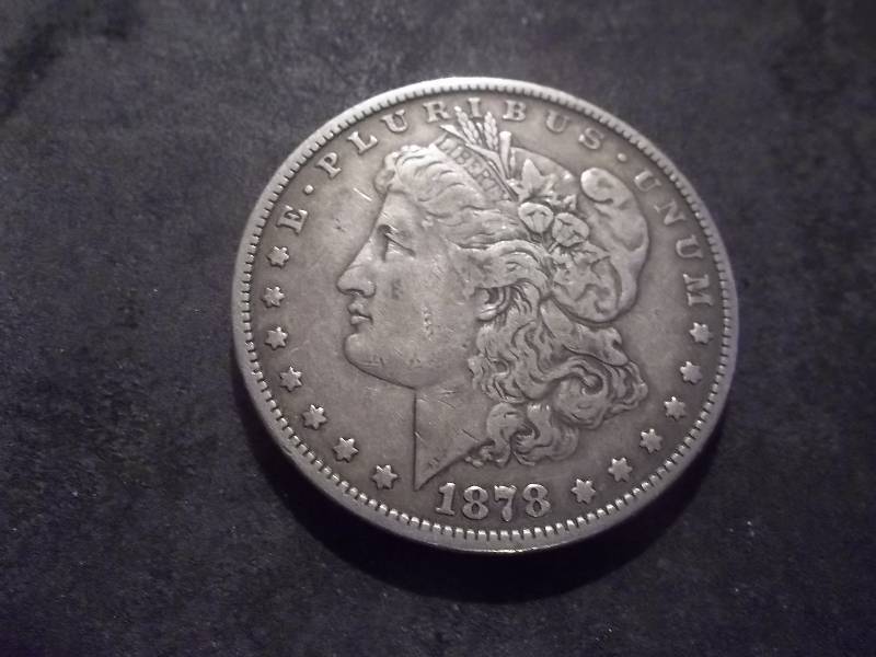 1878 8 Tail Feathers Morgan Silver Dollar