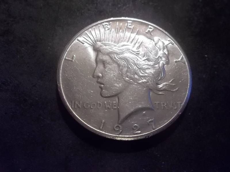 1927  Peace Silver Dollar