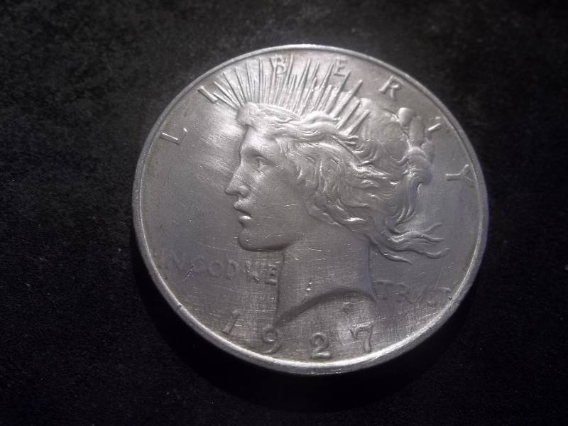 1927 D Peace Silver Dollar