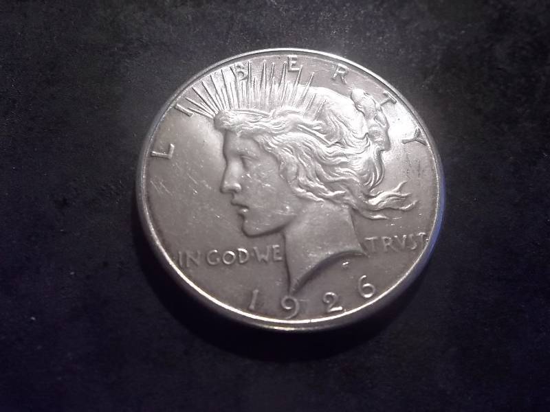 1926 S Silver Peace Dollar