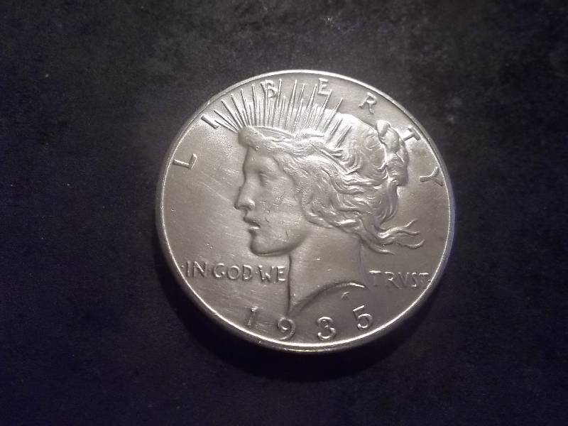 1935 Peace Silver Dollar