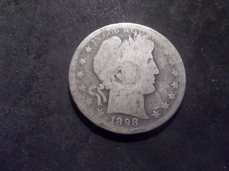 1898 S Barber Half Dollar