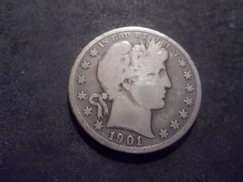 1901 Barber Half Dollar