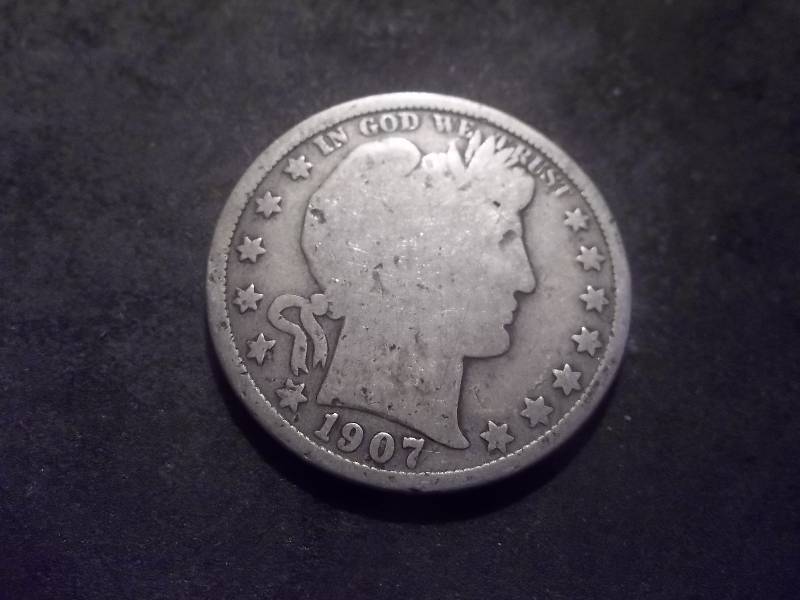 1907 O Barber Half Dollar
