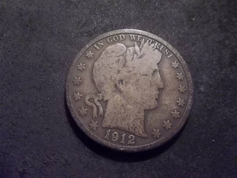 1912 D Barber Half Dollar