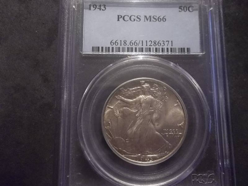 1943 D  Walker Half Dollar