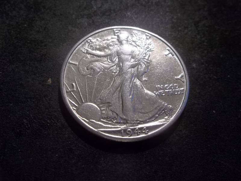 1944 D Walker Half Dollar