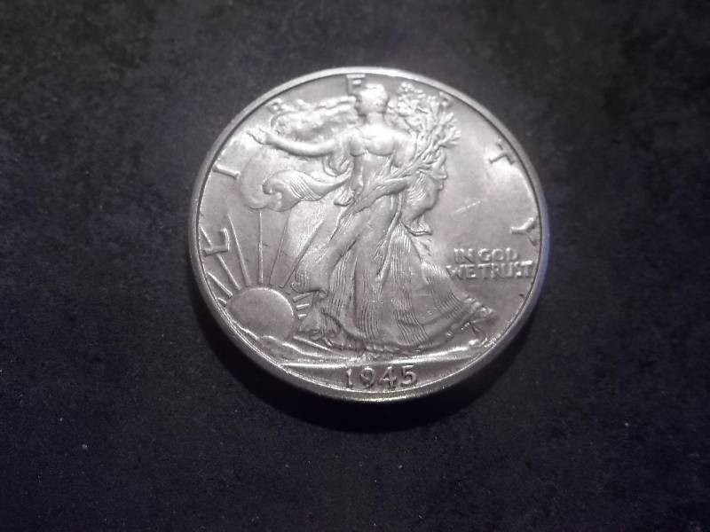 1945 D  Walker Half Dollar