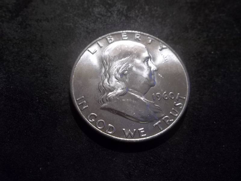 1960 D  Franklin Half Dollar
