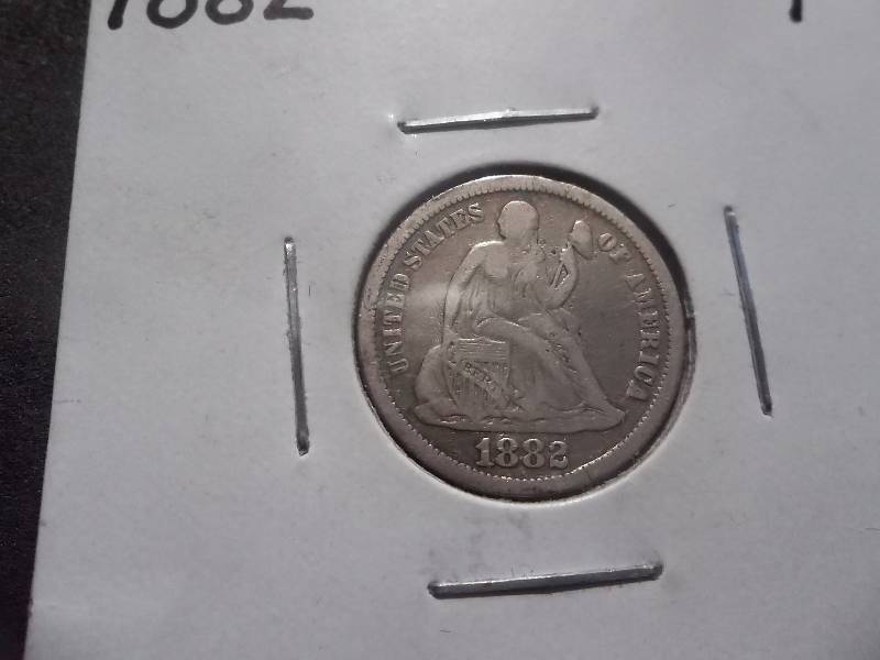1882 Seated Liberty Dime
