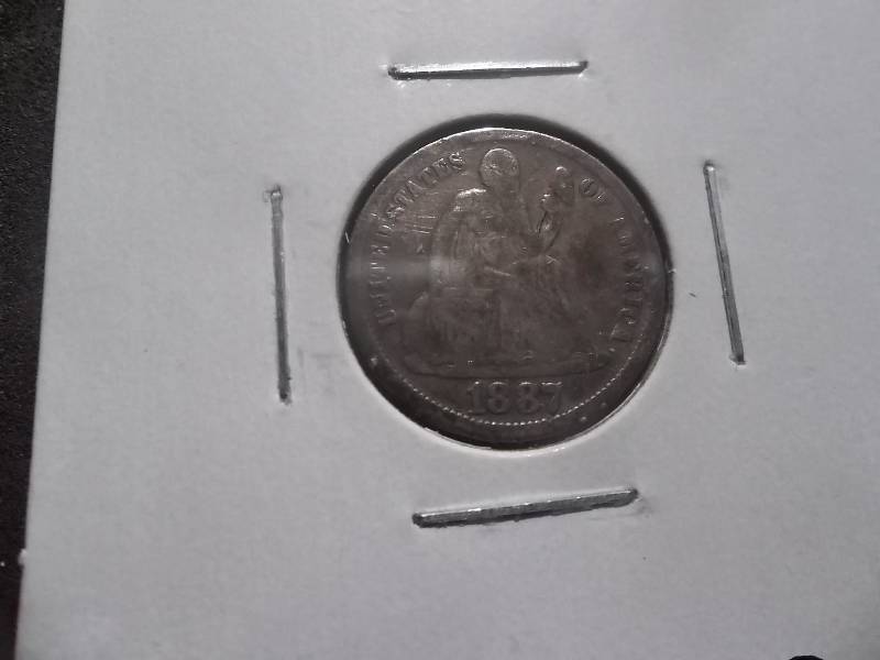 1887 Seated Liberty Dime