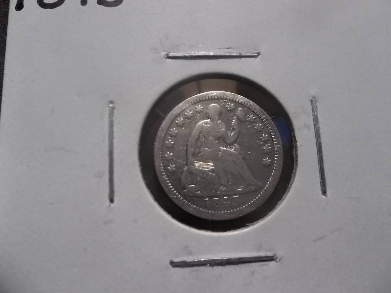 1843 Seated Half Dime