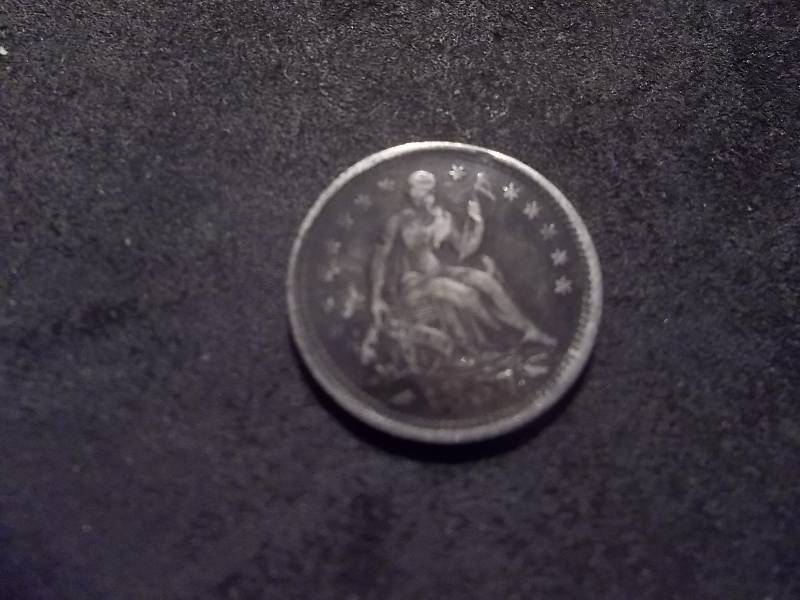 1854 Seated Liberty With Arrows Half Dime