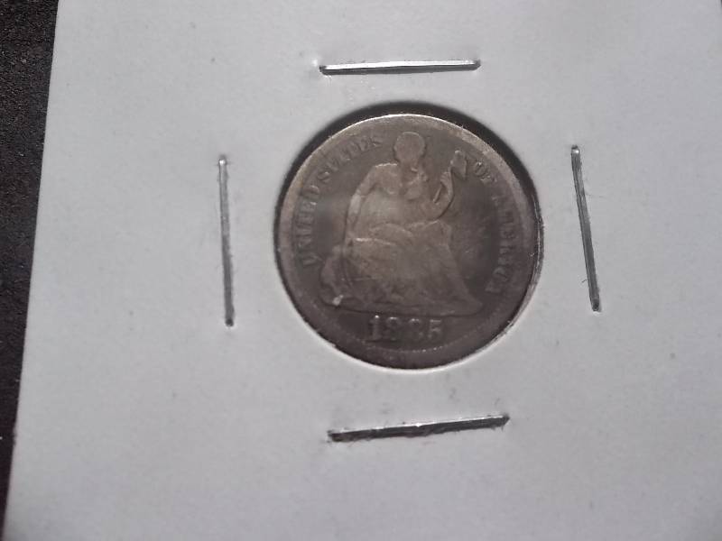 1885 Seated Liberty Dime