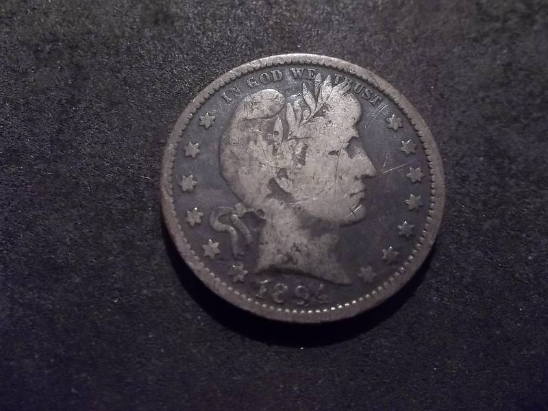 1894  Barber Quarter