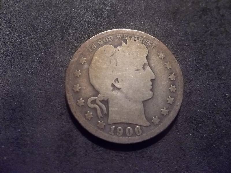 1906 Barber Quarter