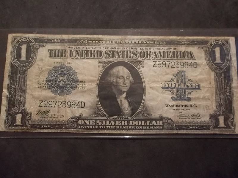 One Dollar Horse Blanket Silver Certificate Series 1923