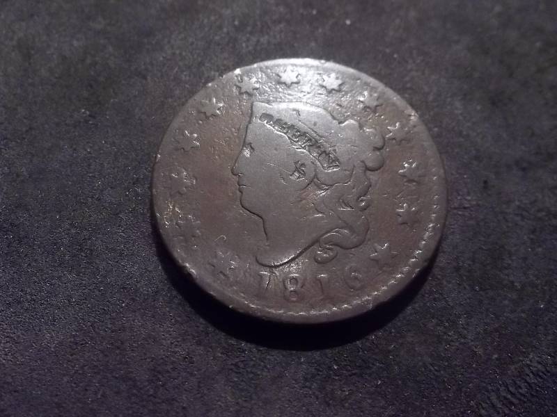 1816 Large Cent Matron Head